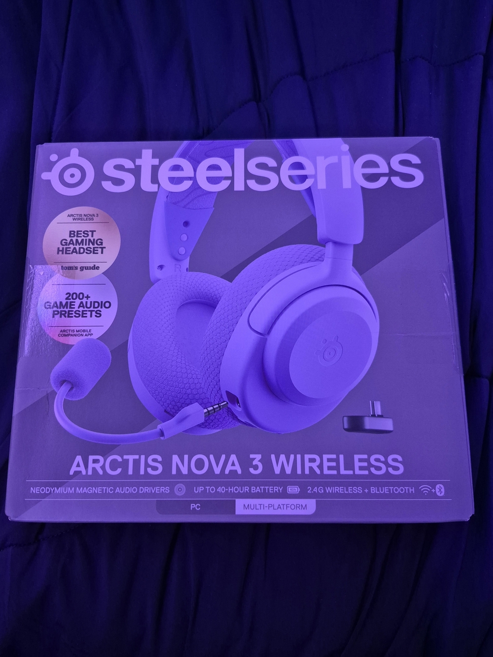 SteelSeries Arctis Nova 3 Wireless Headset - White